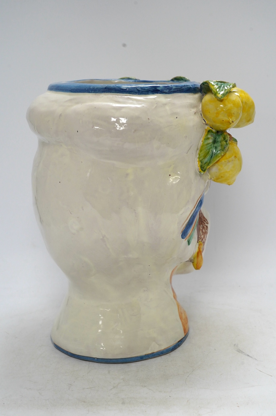 An Agata Treasures 'The Lemon lady' vase, height 31cm. Condition - good